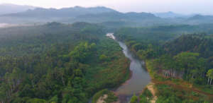 Aerial View of the Paksong Region of Thailand