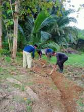 Trenching for Irrigation Pipeline