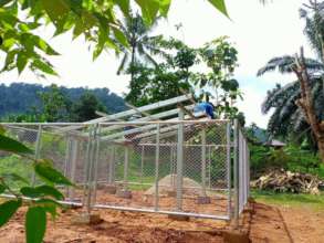 The Solar Station for the Pumps Goes Up