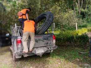 Irrigation Pipe Arrives