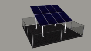 Engineers Drawing of the Solar Panels