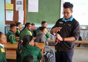 The Local Outreach Team Taking a Lesson