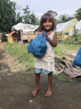 Providing food and hygiene kits