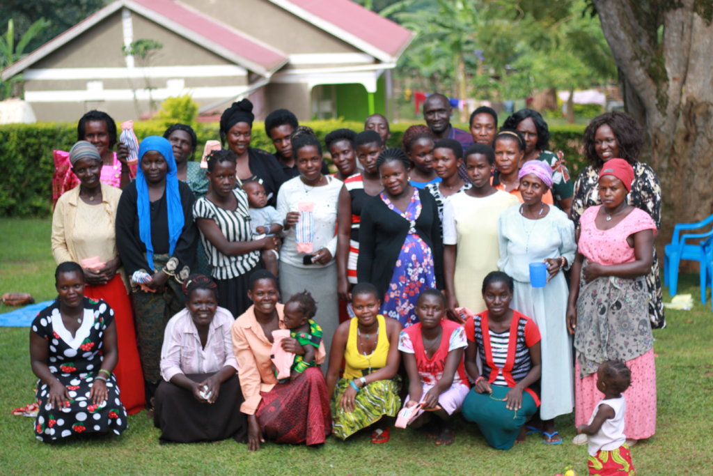 Train 700 girls to sew sanitary pads&face masks