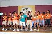 Girls Participate in the Talent Show