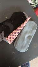 Reusable sanitary pads being prepared