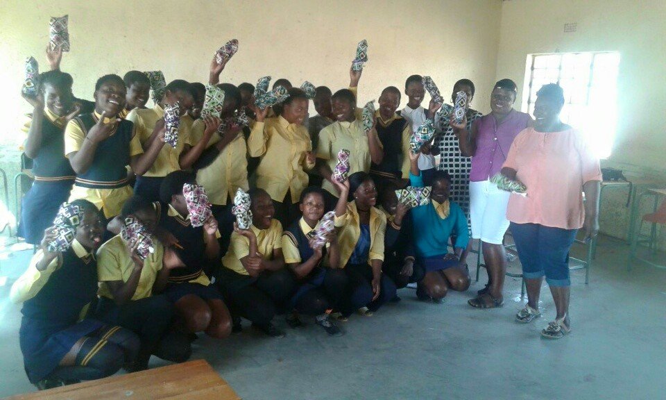 Sewing Sanitary Pads to create Livelihoods Support