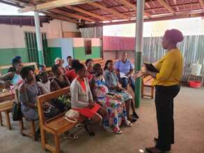Mothers attend one of our educational classes