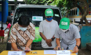 Pak Beny - Chairman Yayasan KDM, Arif and Nando