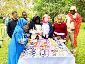 Adult Program students selling their products