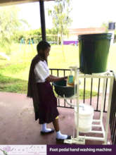 FOOT PEDAL HAND WASHING UNIT