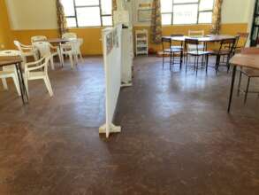 Classrooms created in the old evacuated block