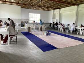 Spacious multipurpose hall now in use