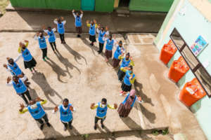 Students form Splash drop: photo Mekbib Tadesse