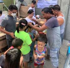 AAI 2020 Relief distribution event