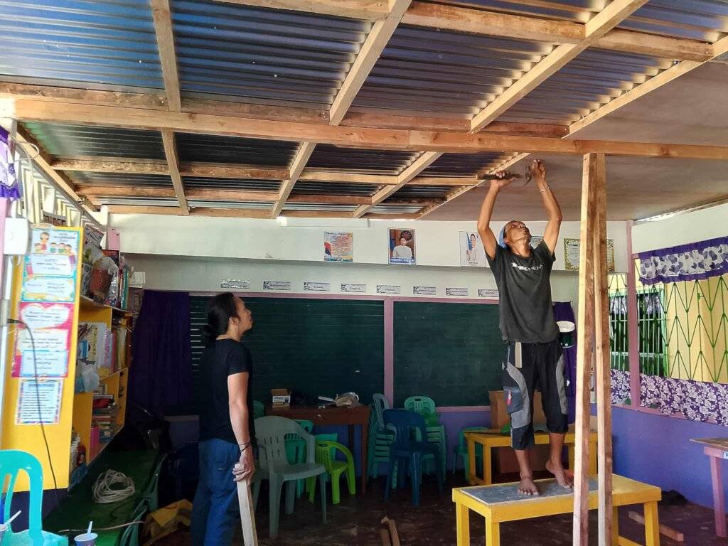 AAI and communities repair schools after calamity