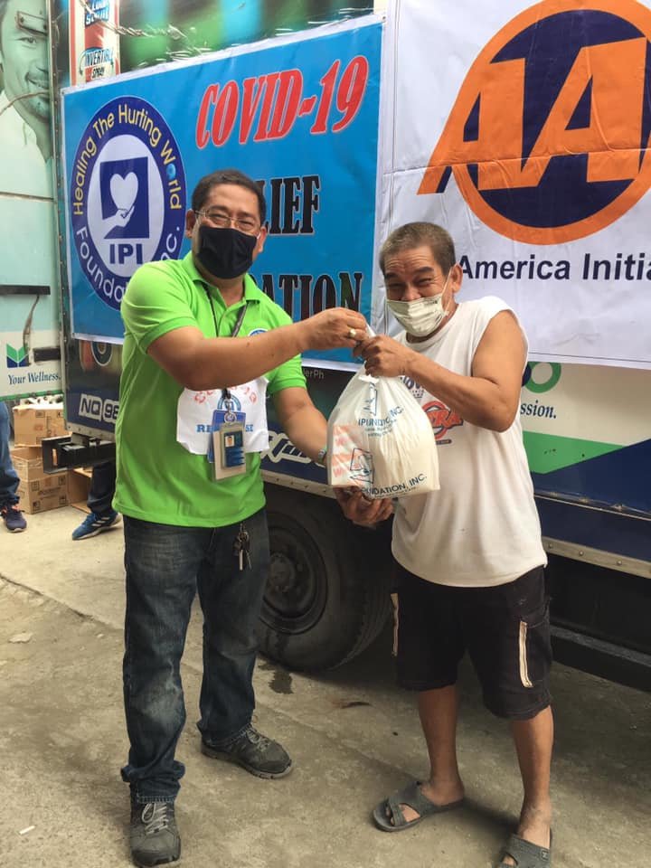 Distribution of supplies to families