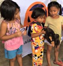 Children given stuffed animals for mental health