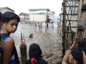 Looking at the aftermath of the storm surge