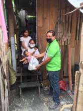 Families receive food and hygiene relief from AAI