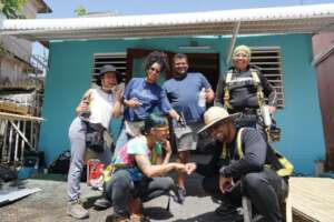 The PRotechos completes a roof and celebrates.