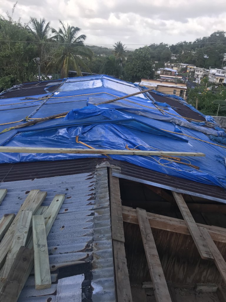 Roof and Blue Tarp Removal