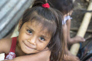 Girl near Ciudad Sandino, Nicaragua