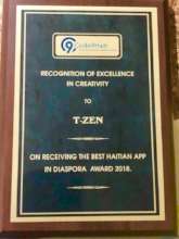 Recognition of Excellence in Creativity to T-zen