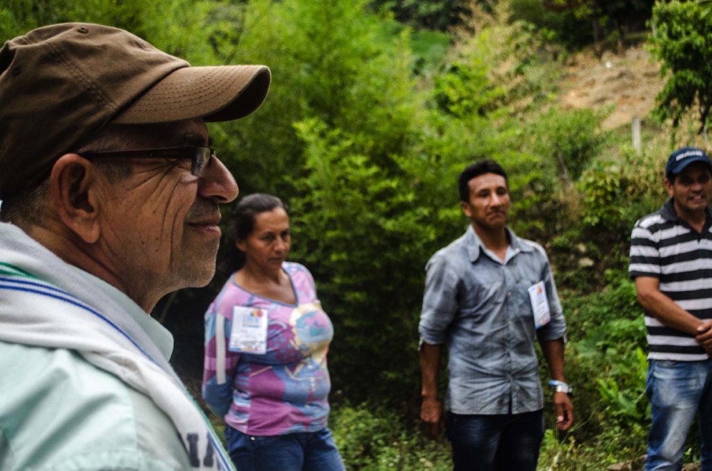 Reaping life 200 settlement households in Bogota