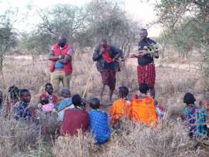 Community dialogue session in Noosikitok village