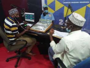 Our trained male champion on Wajeer FM, Wajir