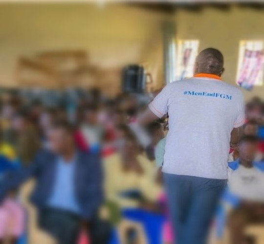 Training #MenEndFGM Champions in Kenya