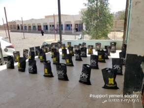 Food baskets at AlRazi School