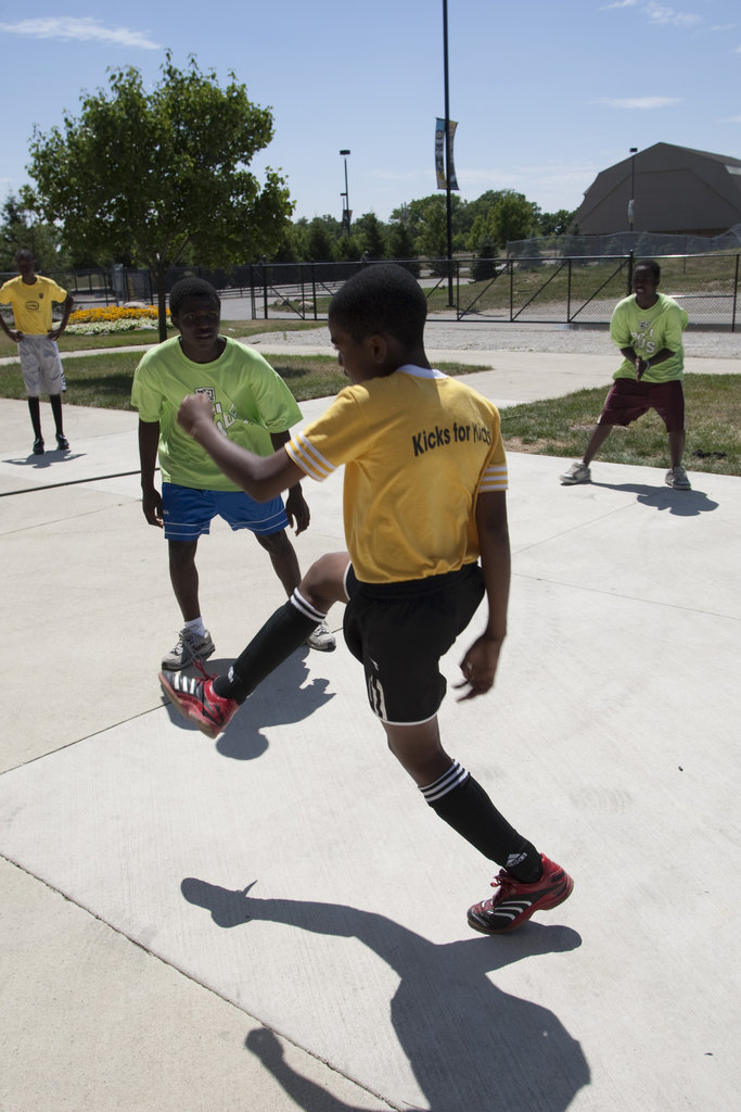 Columbus Crew Builds "Kicks for Kids Soccer Field"