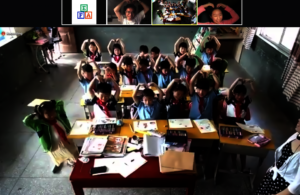 students in class