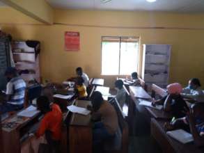 Students with masks on in Class