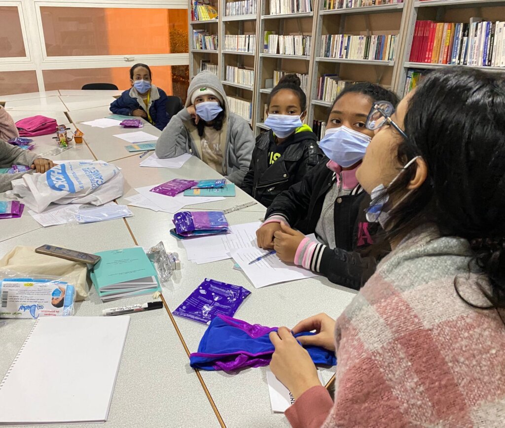 Soar Girls receive period kits