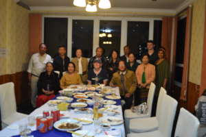 A working dinner to discuss future projects!