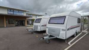 Trailers leased to medical facility in Saga