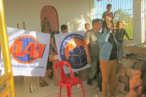 Book distribution event with local partner