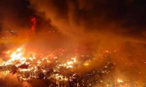Fire burns 275 homes in Mandaue Cebu to ashes