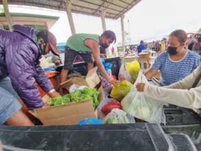 Feeding farmers' family victimized by storm