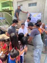Taal volcano relief event