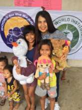 Toys for girls displaced by earthquakes, Davao