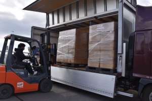 Shipment of 500,000 masks