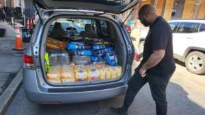 Working hard to help hungry dogs