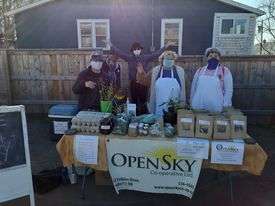 First Day at the Sackville Farmer's Market