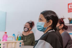 Venezuelan Migrant Women at Cleaning Training