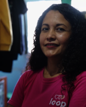 Mariluz, a Loop Socia at her home