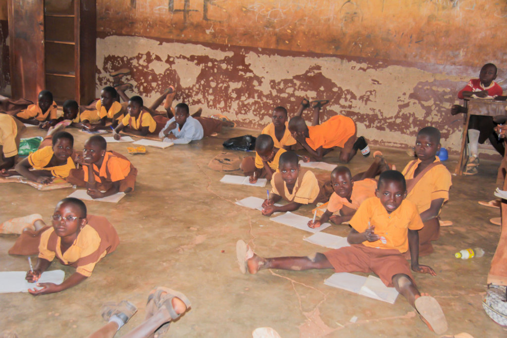 Help provide school furniture for children, Ghana.